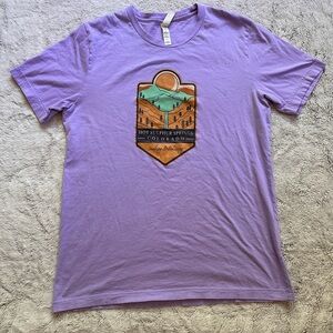 Bella Canvas Lavender Hot Sulphur Springs Colorado Graphic Tee
